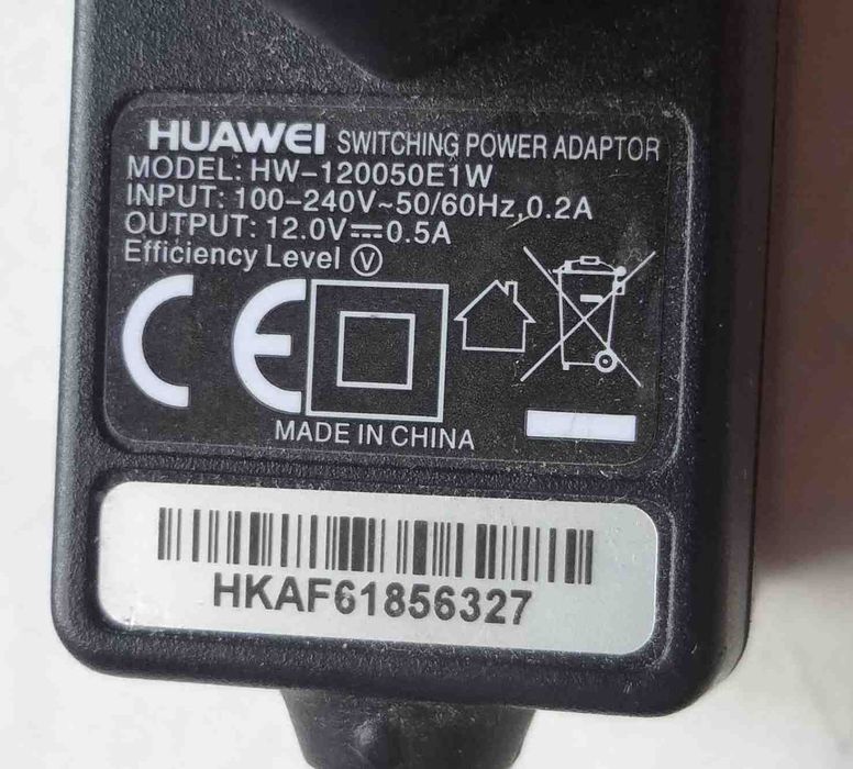 Зарядное устройство Huawei 12V 0.5A HW-120050E1W адаптер