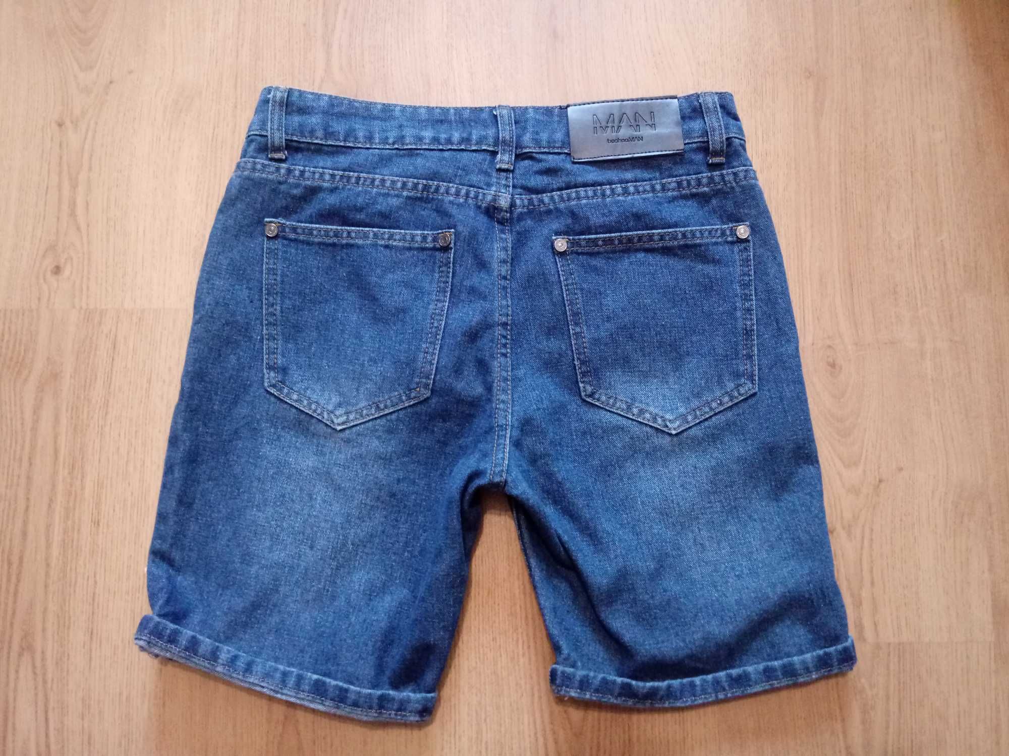 Man spodenki jeansowe dżinsy r. 28