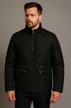 Легкая черная куртка стеганная Zara Man размер М/L