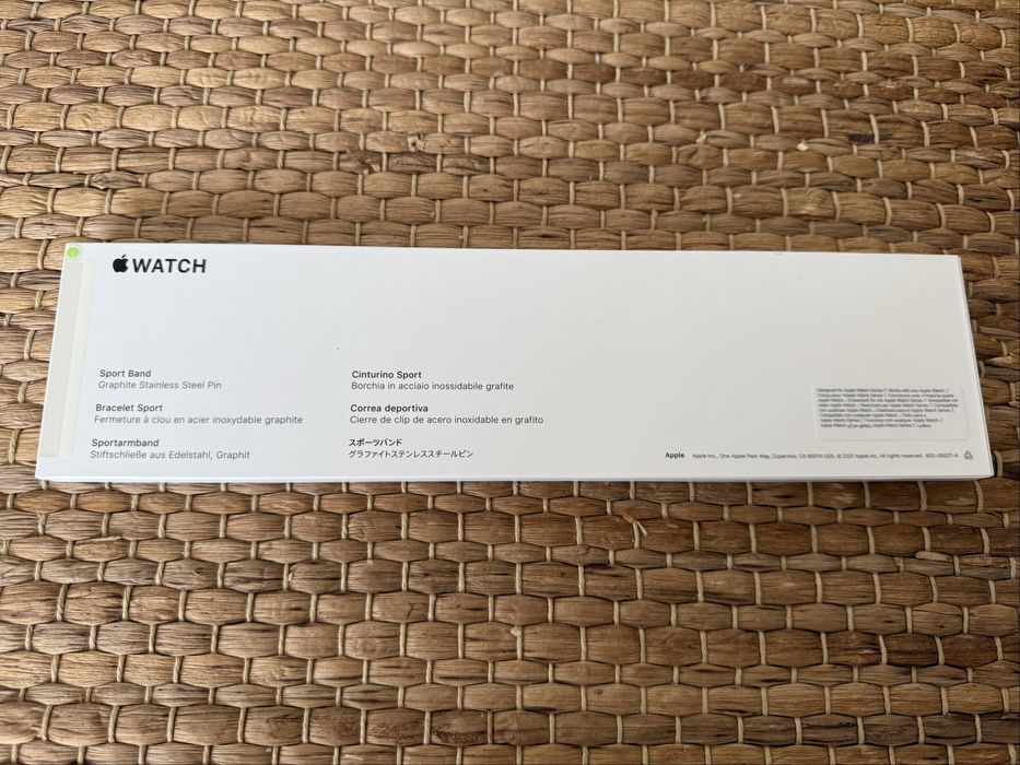 Apple Watch 8 Graphite Steel case Cellular 41mm + 2 braceletes