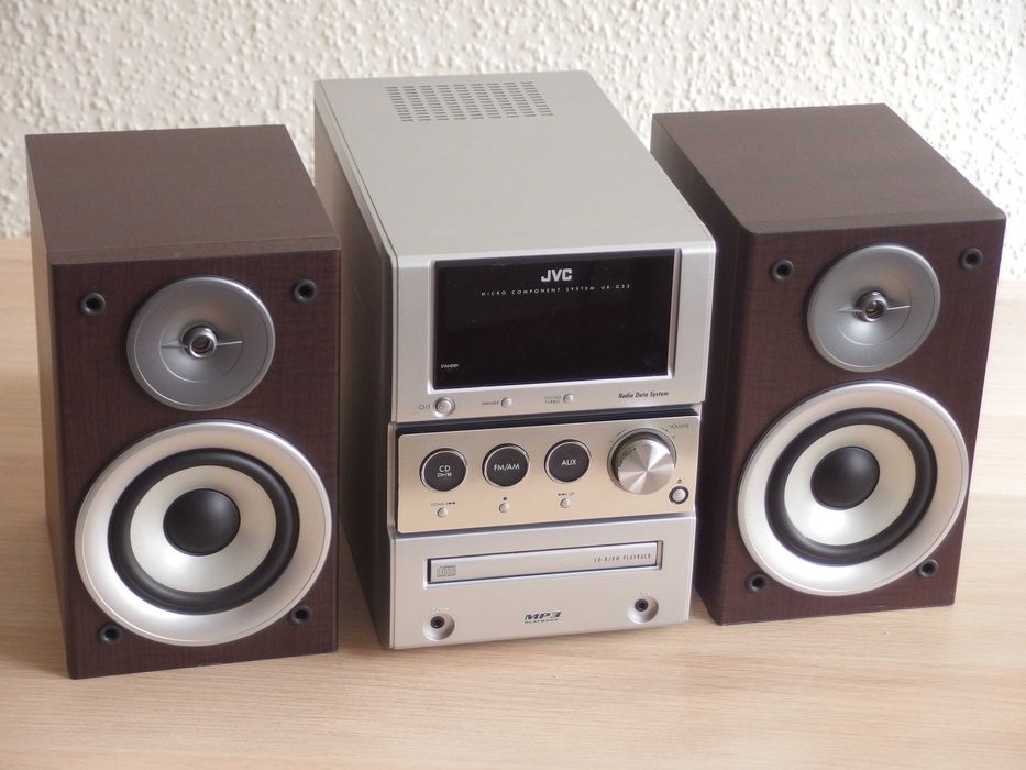 MP3 CD AUX RADIO mickrowieża JVC CA-UXG33  + głośniki SP-UXG33