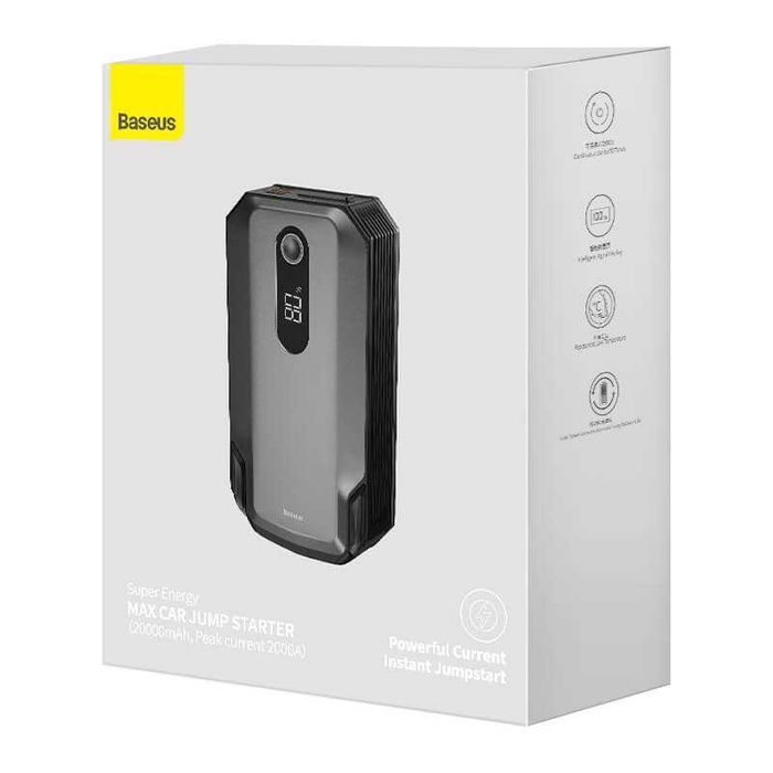 Пусковое устройство BASEUS Super Energy Max JumpStarter 20000mAh 2000A