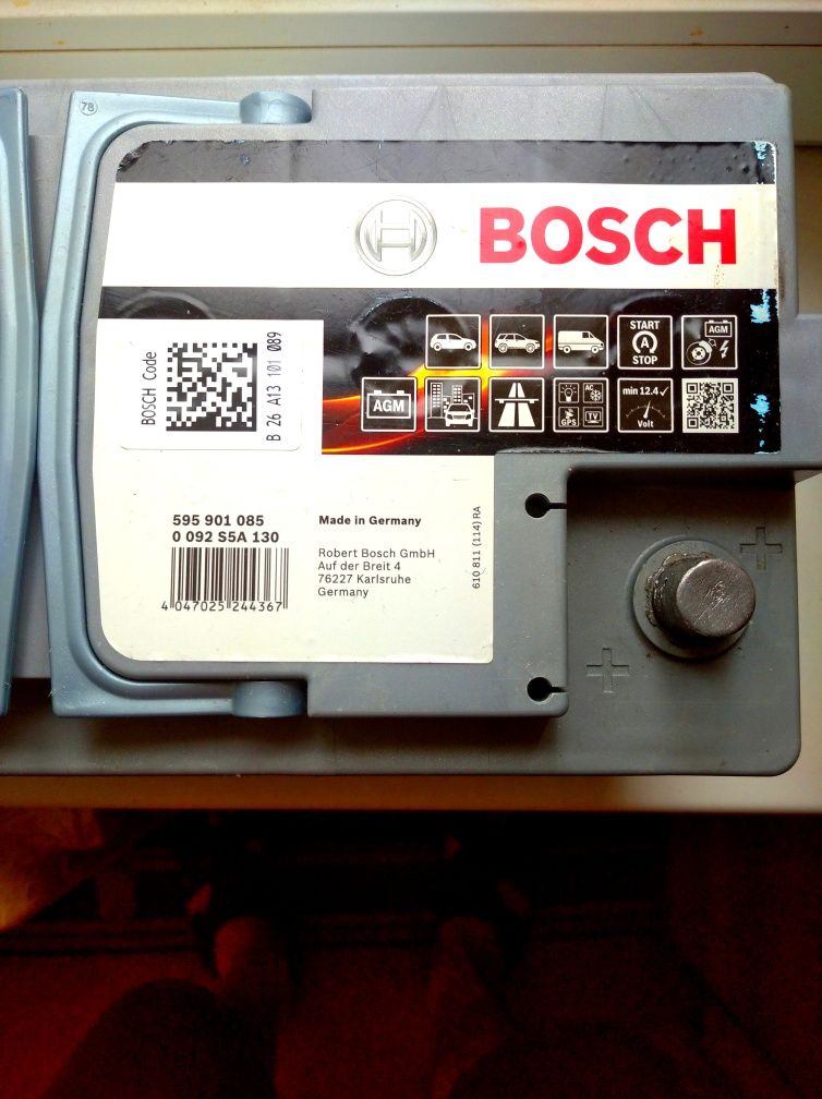 AGM BOSCH 95Ah 850A (EN) аккумулятор