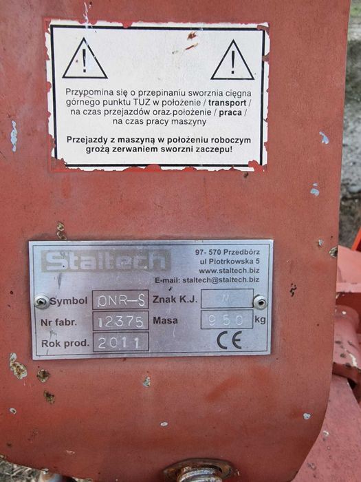 Pług Staltech Resorak DNR-S 4 skibowy zab. resorowe, stan bdb