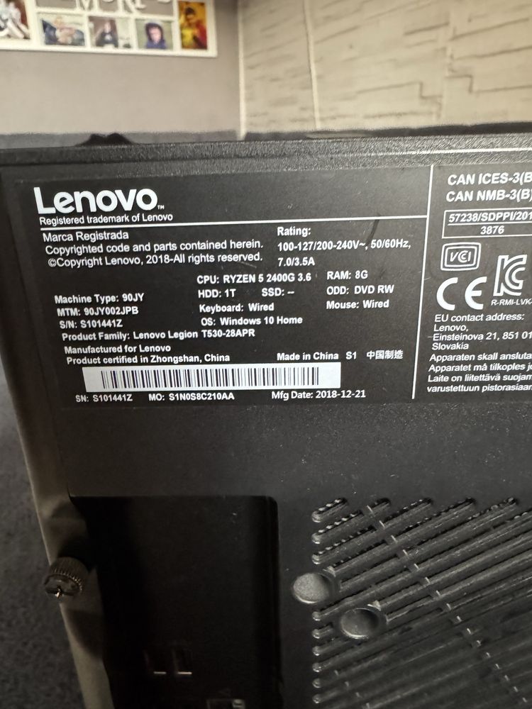 Lenovo Legion T530  super komp
