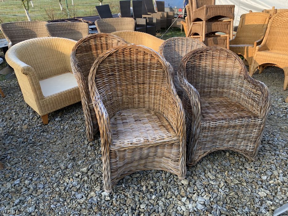 meble fotele ogrodowe rattanowe