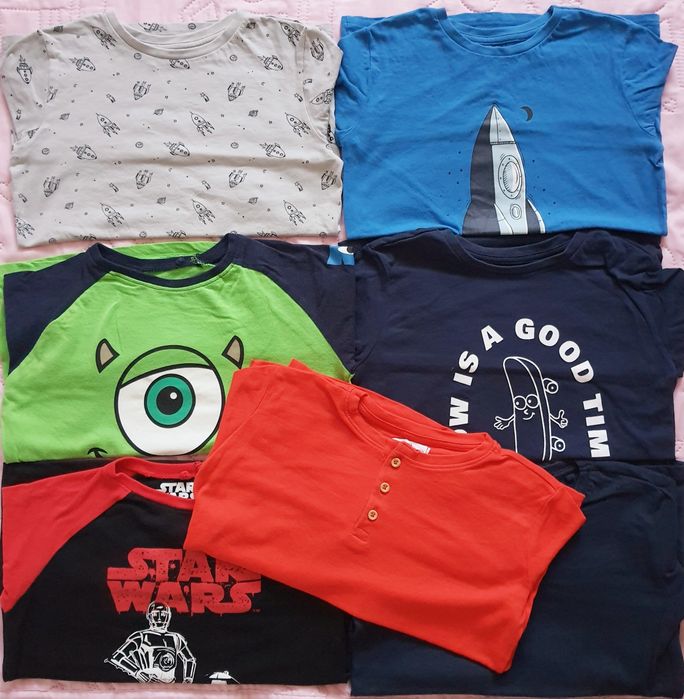 Bluzki chłopięce Sinsay rozmiar 134