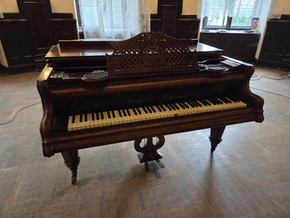 Fortepian pianino Instrument Irmler & Hofbauer Antyk 2x