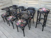 Krzesła czarne Thonet Vintage, LOFT 25szt.