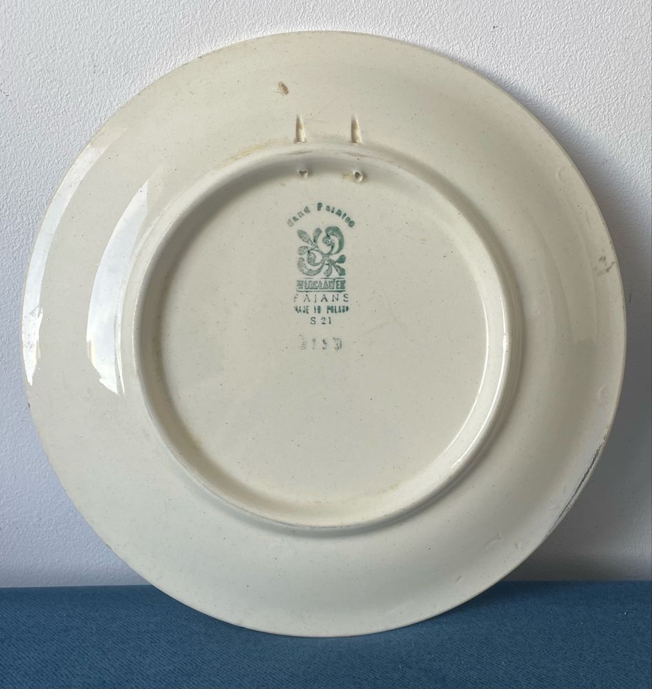 Fajans/Ceramika/Porcelana PRL , Włocławek Talerze , półmisek