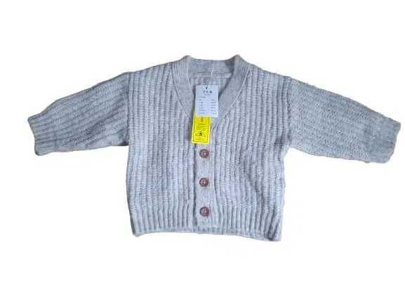 Sweterek niemowlęcy prążkowany (205)