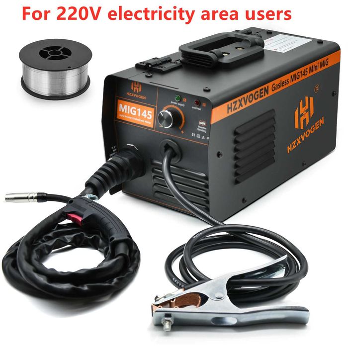 F799 máquina de soldar mig de 220v 145a oferta de um rolo de fio 0.8mm