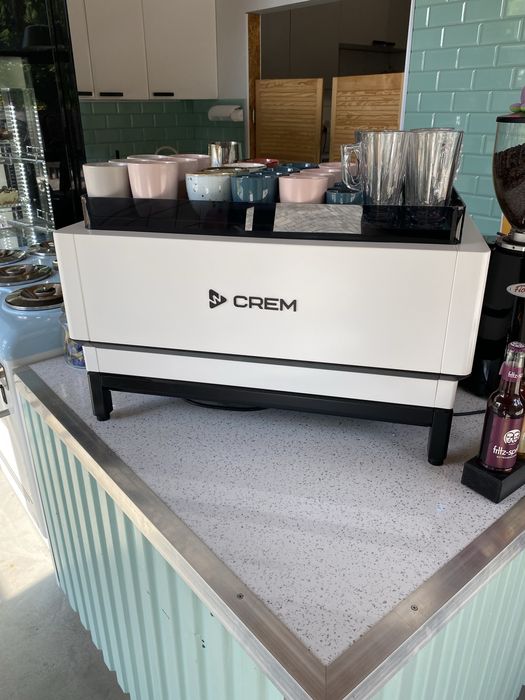 Ekspres dwugrupowy Crem EX3 Bialy dla Gastronomii