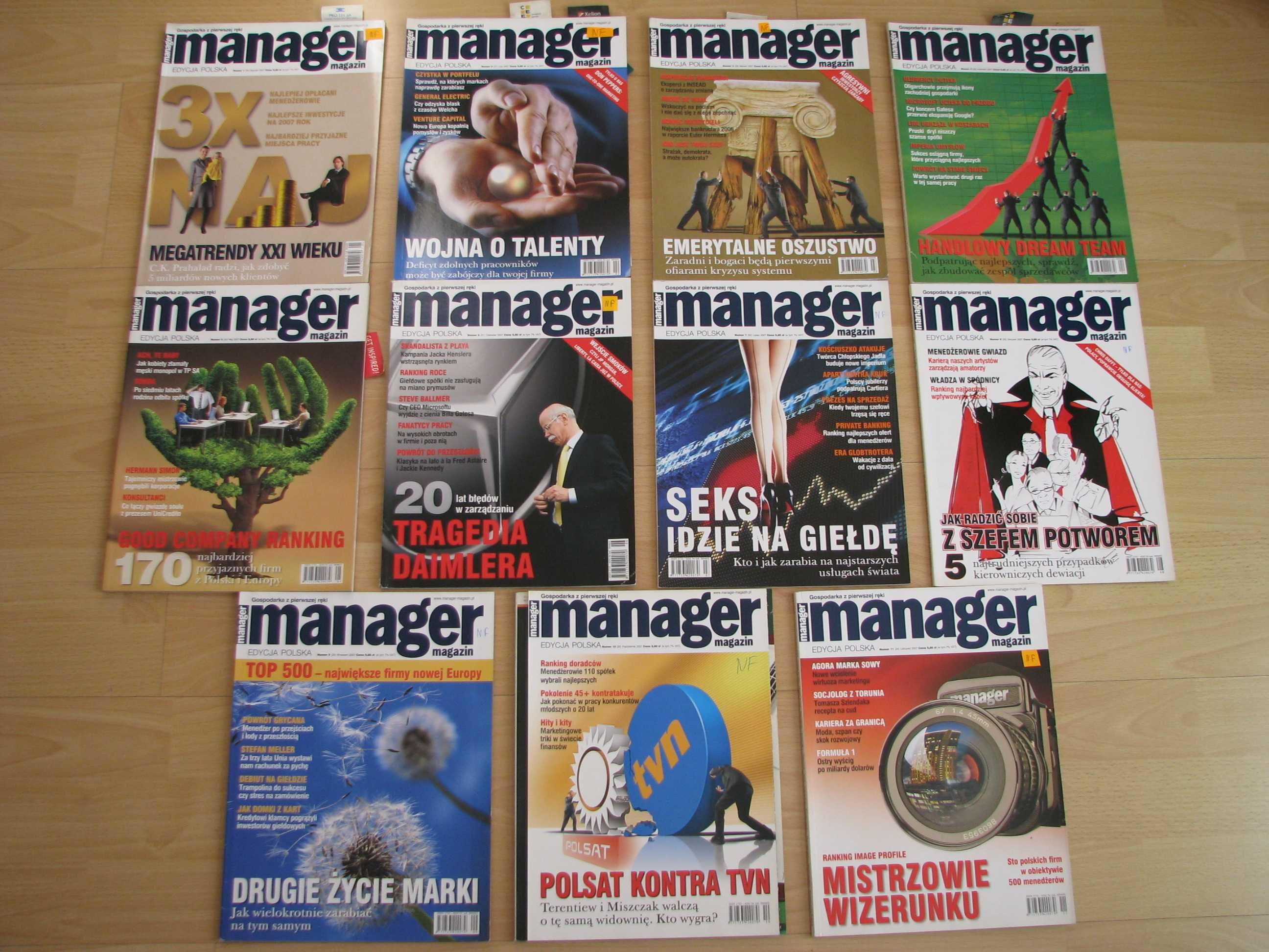 Manager Magazin – miesięcznik 2005r, 2006r, 2007r, 2008r, 2009r