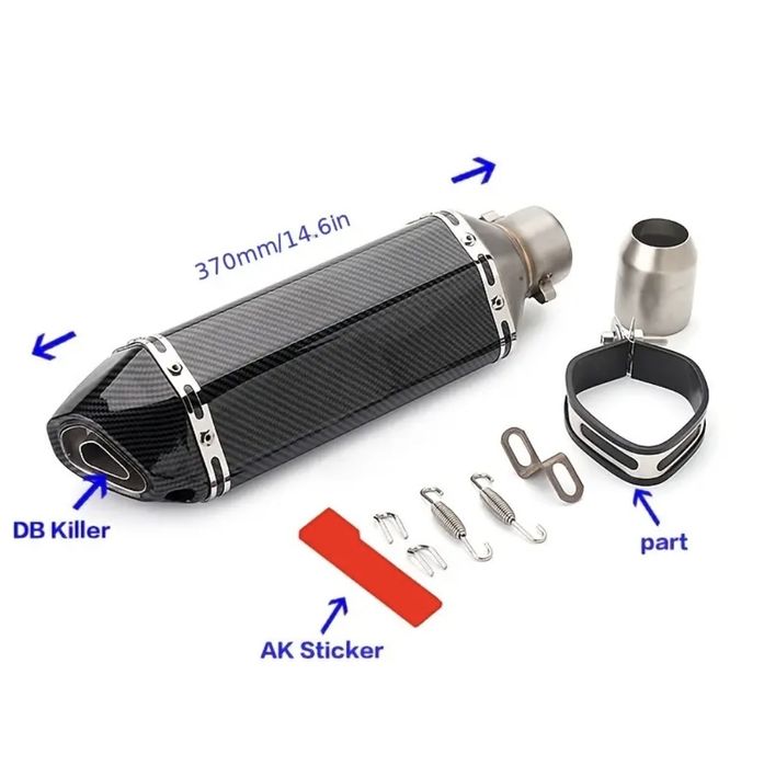 Прямоток Acrapovic 47-37см Акрапович