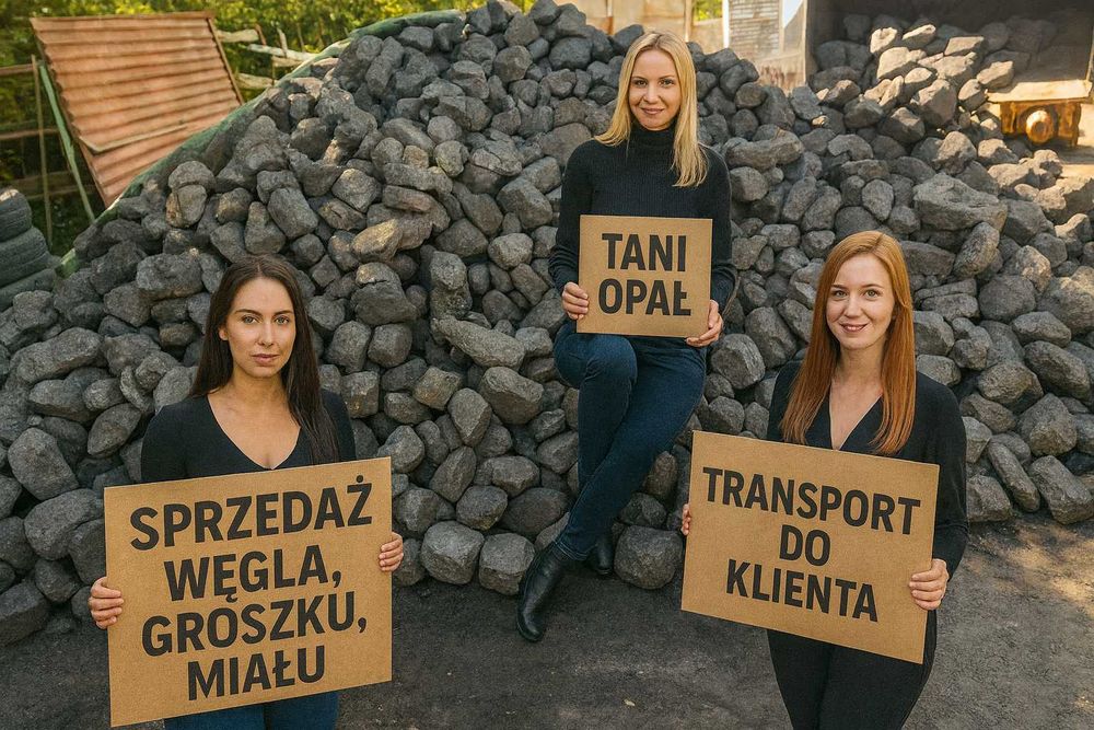 Węgiel Orzech, Kostka, Groszek, Miał, Koks Transport w całej Polsce