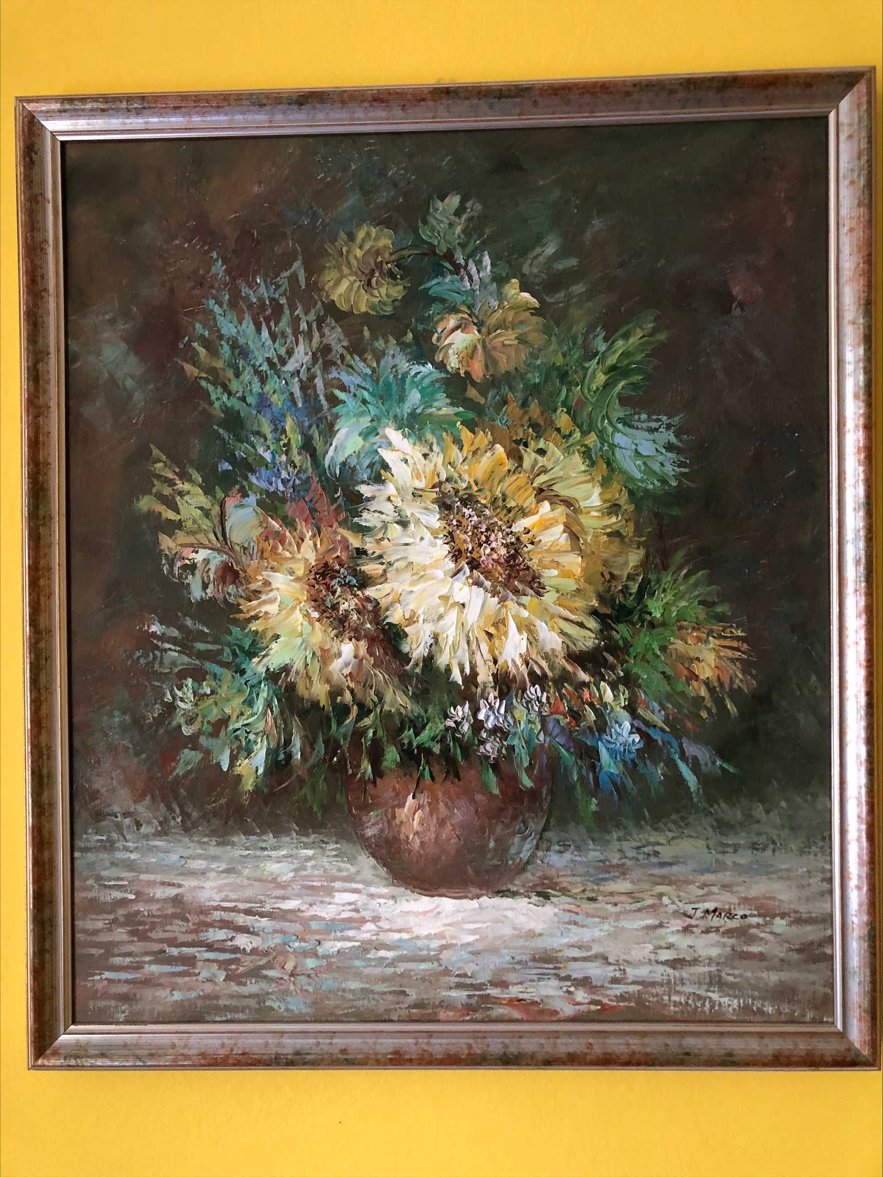 Obraz  Kwiaty  - olej