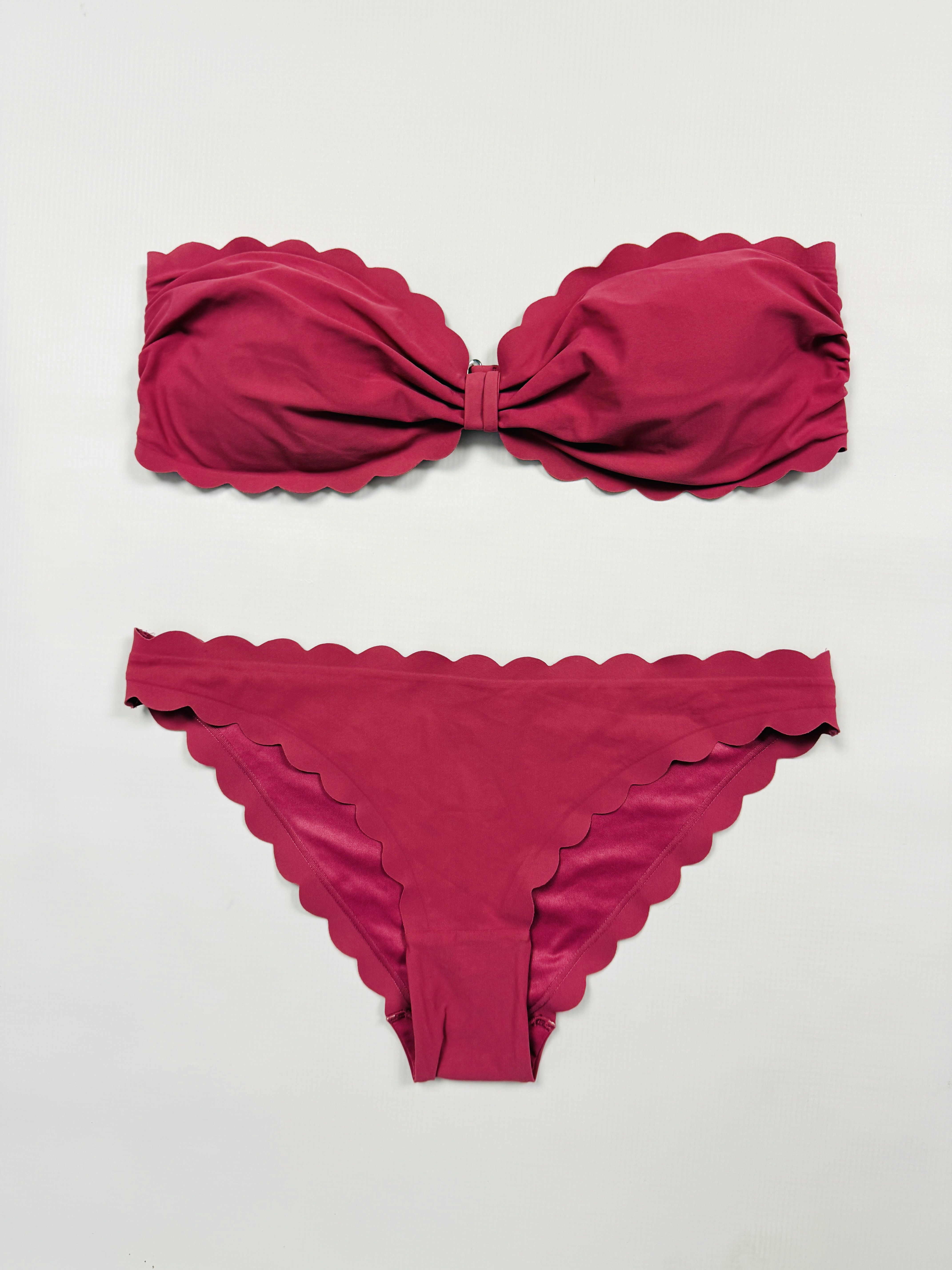 Kostium kąpielowy dwuczęściowy bikini XS 34 L 40 różowy H&M