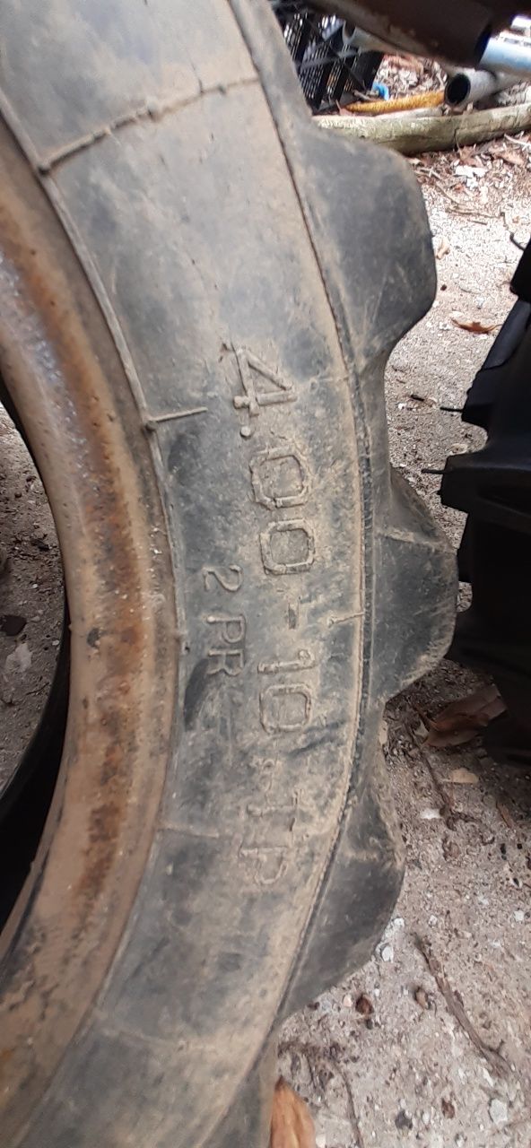 Pneu agrícola motocultivador 4.00 10 usado