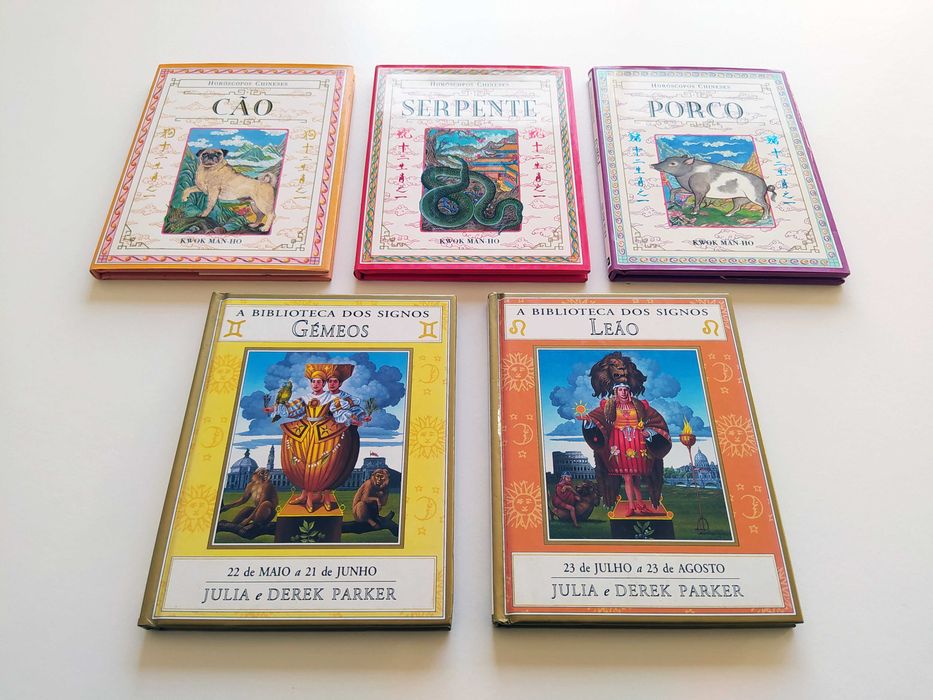 Lote 5 Livros de ASTROLOGIA