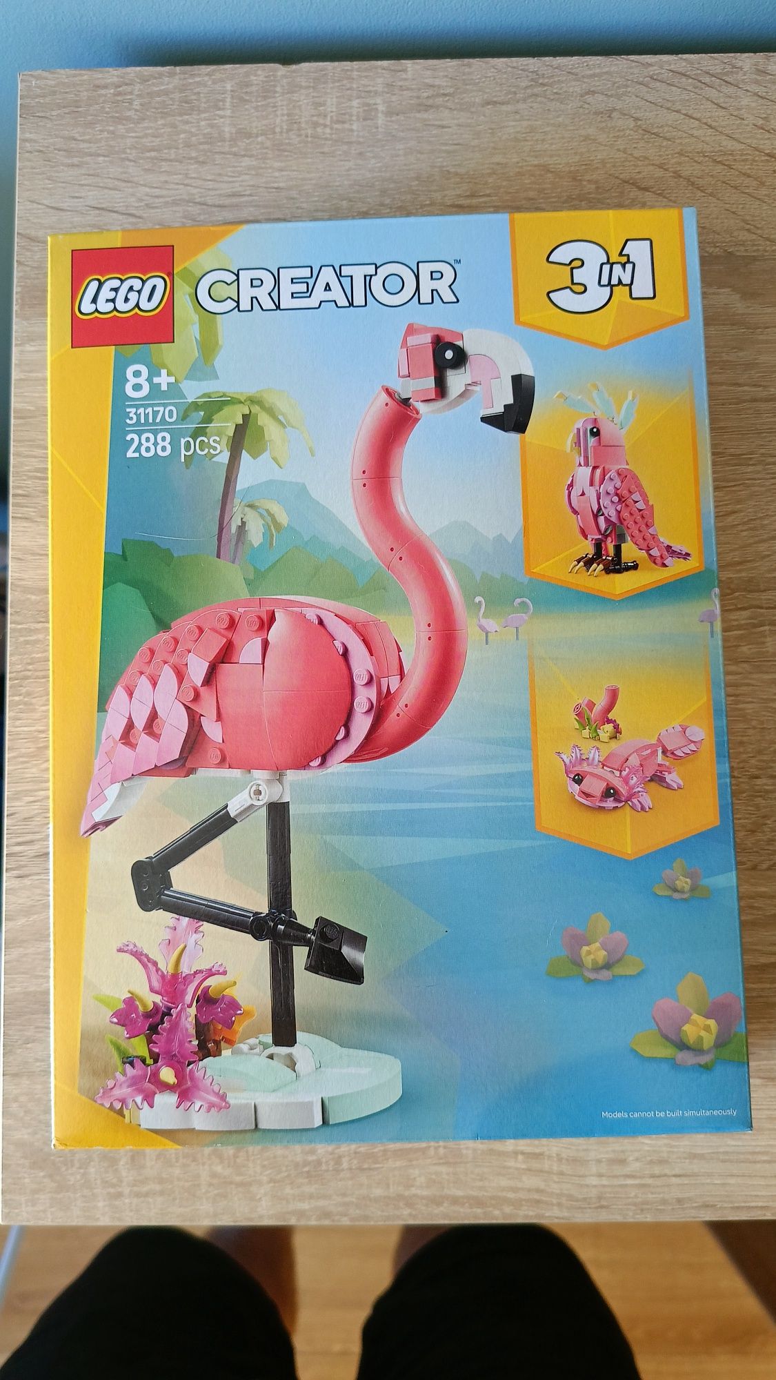 LEGO® 31170 Creator 3w1 - Dzikie zwierzęta: różowy flaming