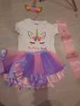 Komplet zestaw urodziny t-shirt spódniczka tutu