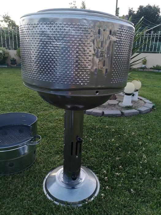 Churrasqueira e lareira de exterior em inox Nova