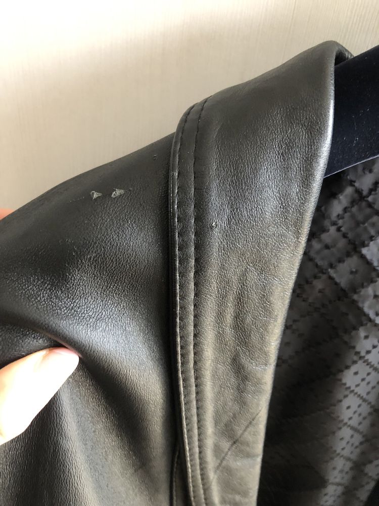 skóra naturalna skórzana kurtka vintage bomber bezrękawnik