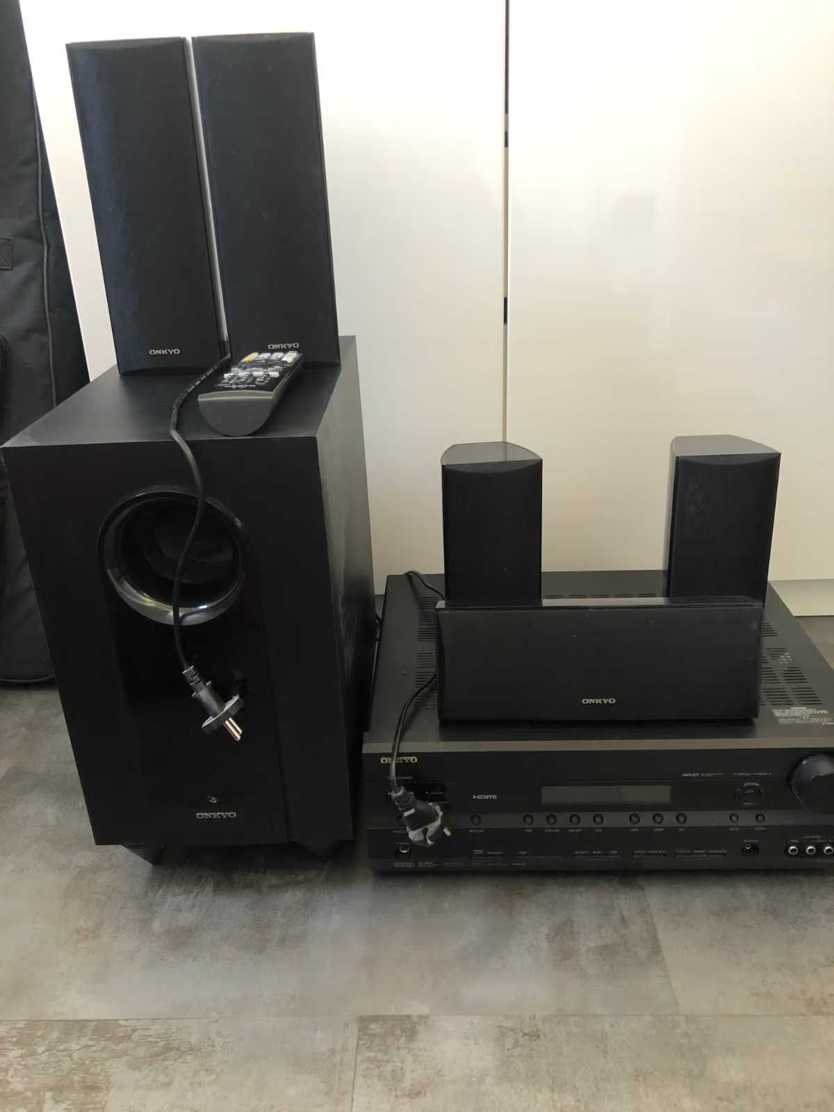 Ресивер + 5.1 обємний звук onkyo HT-R518