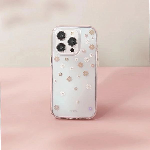 Etui Uniq Coehl Aster na iPhone 14 Pro - różowe