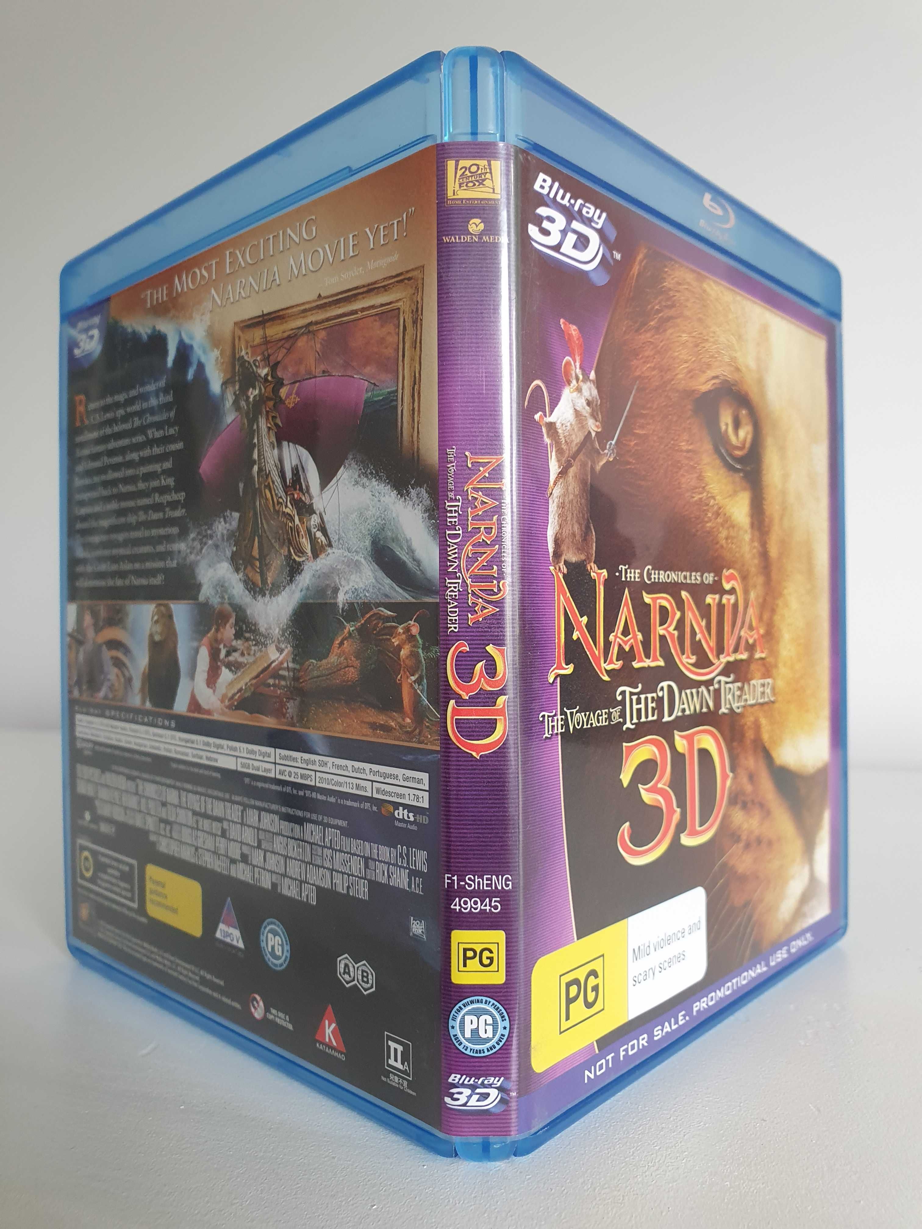 Opowieści z Narnii: Podróż wędrowca do Świtu 3D Blu-ray PL
