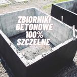 ZBIORNIKI betonowe na SZAMBO, Szamba SZCZELNE 5m3, Kanały EKO