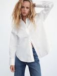Сорочка рубашка  котон оверсайз Zara S/M