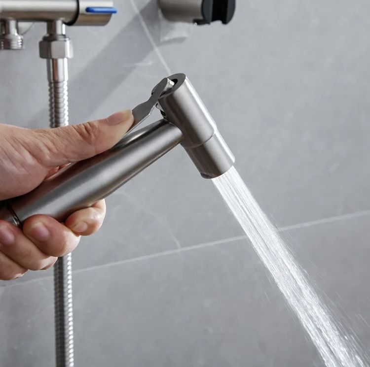 Гигиенический душ биде смеситель из нержавеющей стали.