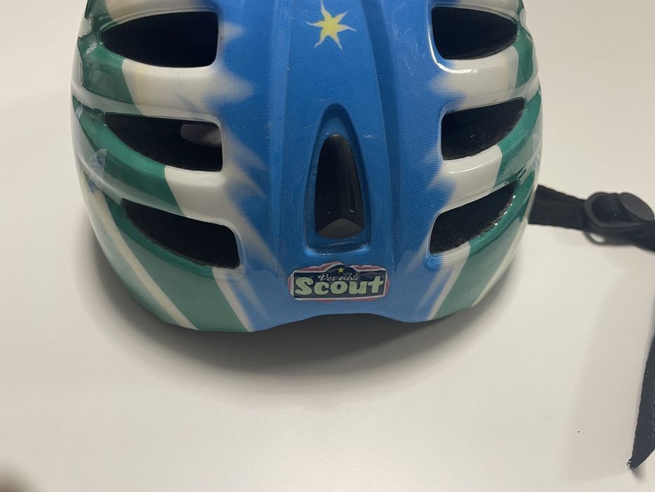 Kask ochronny dzieciecy rower rolki Scout Tyranno 51-55cm