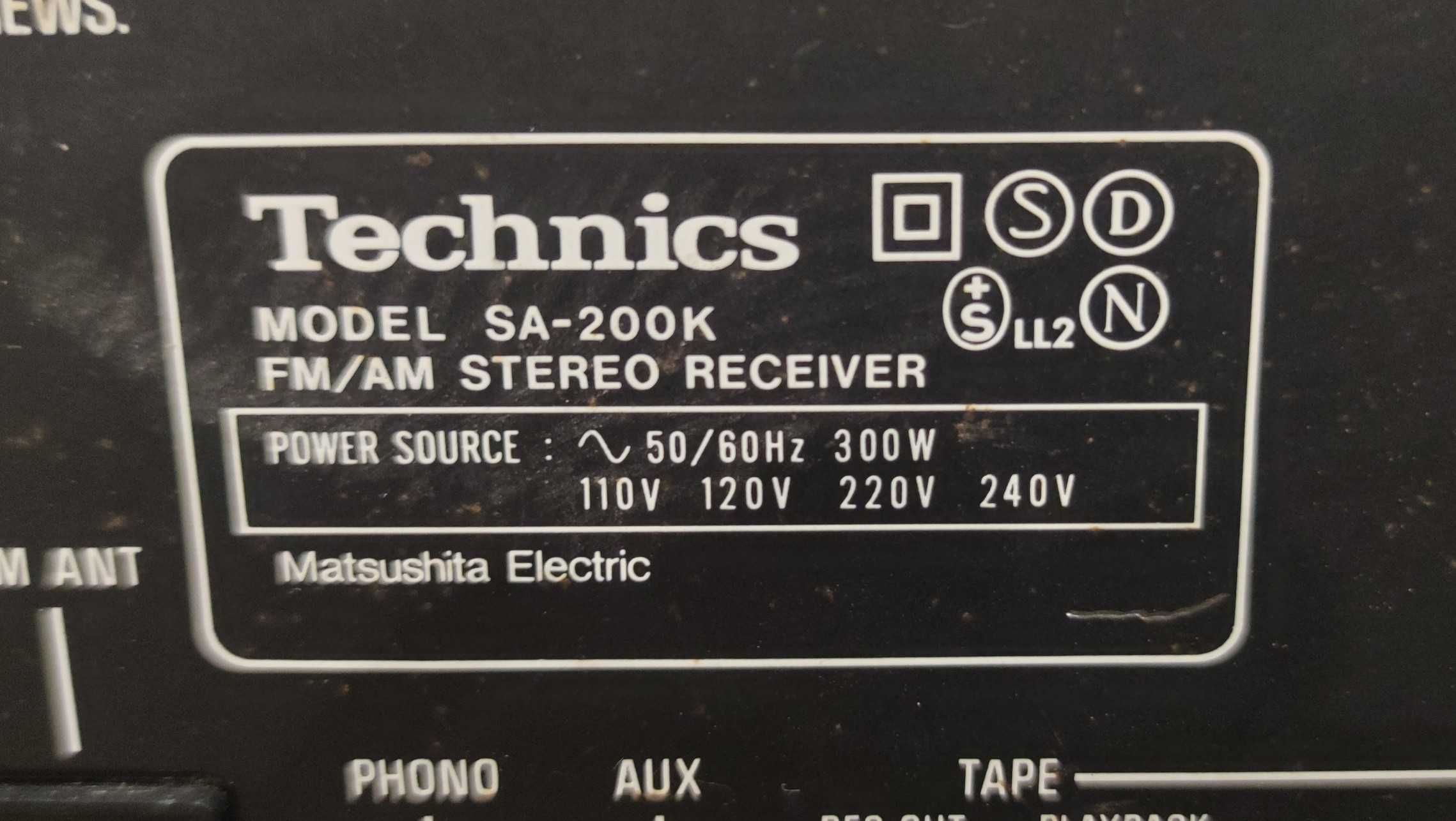 Technics SA-200K 300W amplituner