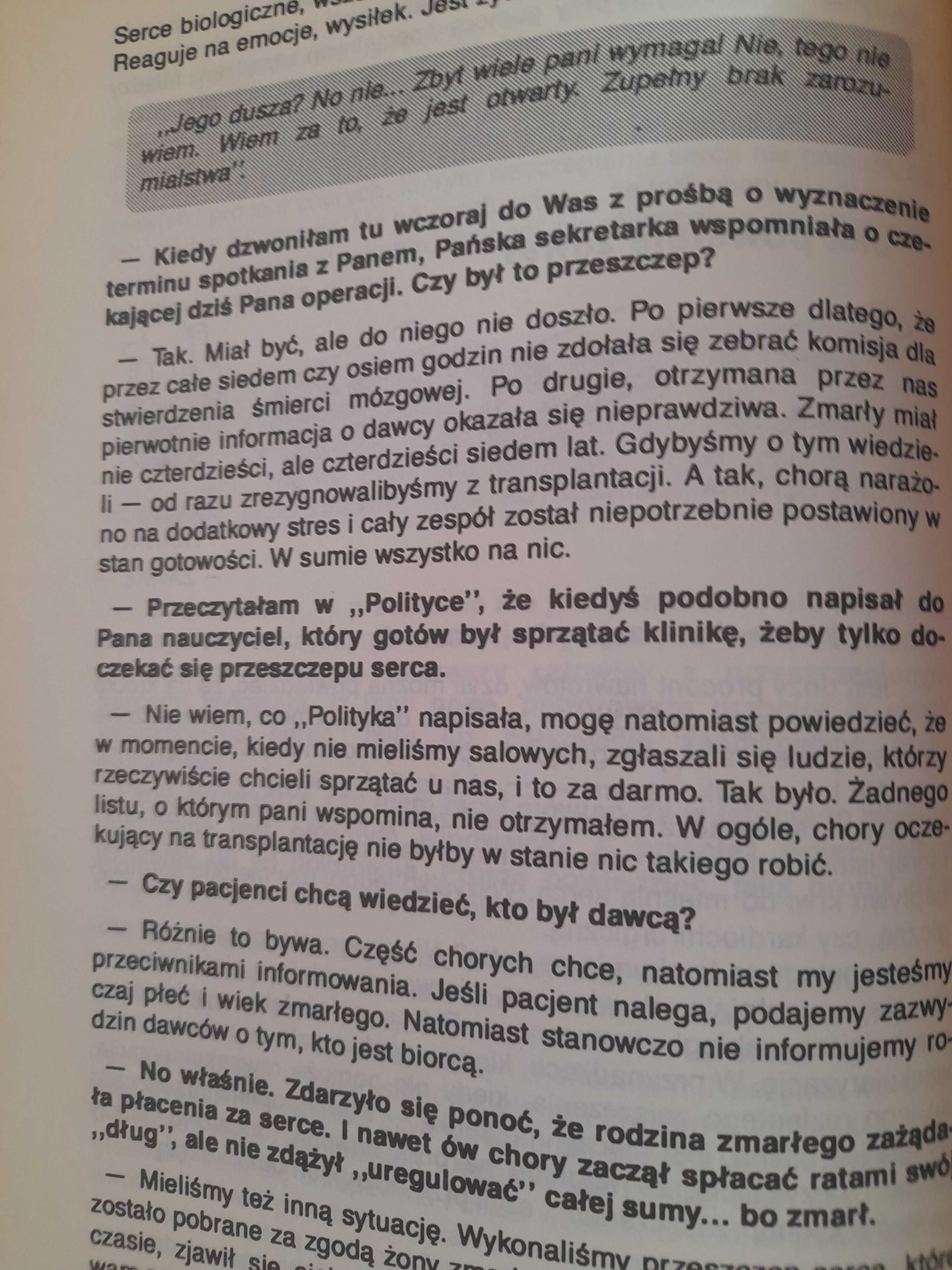 Profesor Religa Grażyna Cetys-Rajska