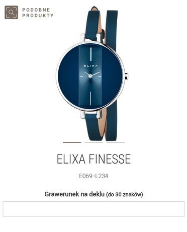 Nowy zegarek ELIXA
