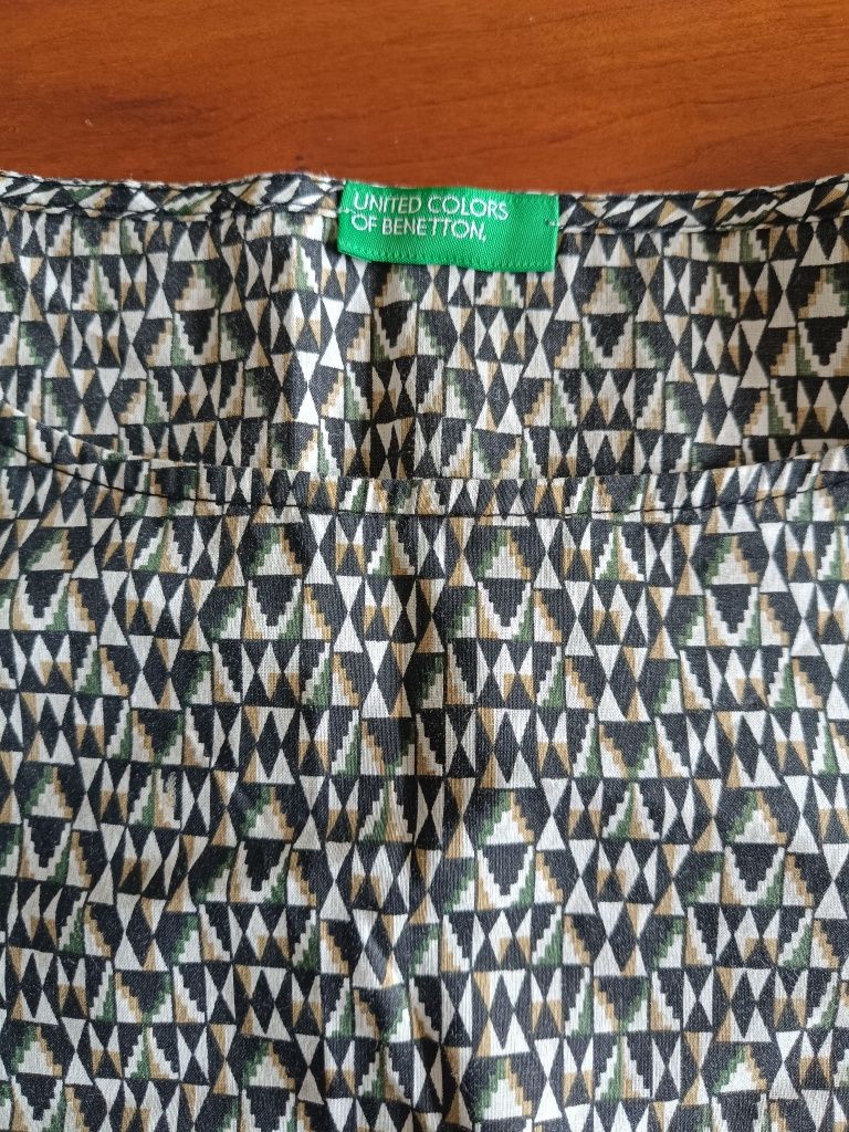 Blusa de algodão Benetton