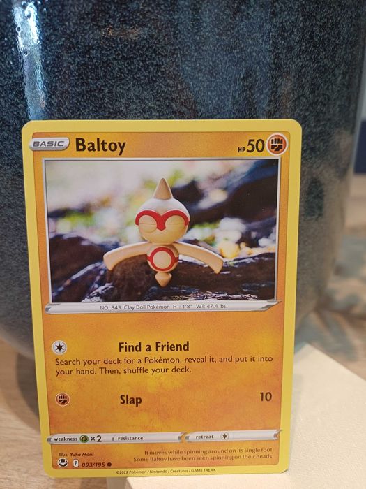Carta Pokémon Baltoy #93