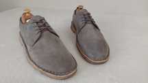 Замшевые Clarks Desert London(туфли,броги,оксфорды,дерби,ботинки
