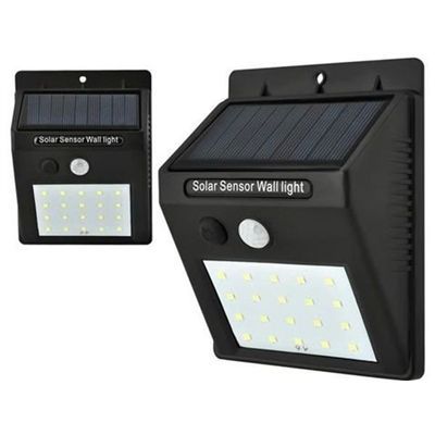 Lampa Solarna Led Ścienna Czujnik Ruchu Zmierzchu