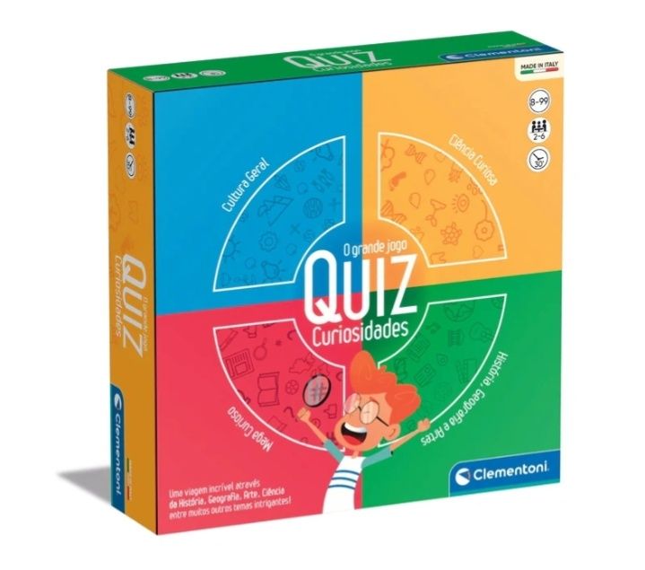 Grande Jogo Quiz Curiosidades Clementoni