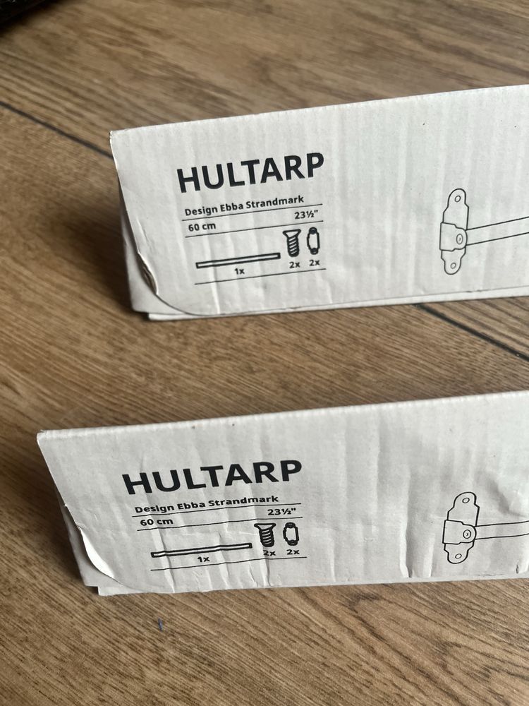 Ikea hultarp 60 czarna 2 dwie sztuki nowa