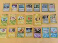 Conjunto 64 cartas Pokémon antigas