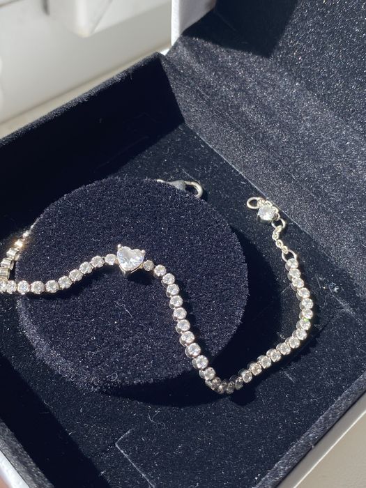 Pandora срібний браслет "Блискуче паве"