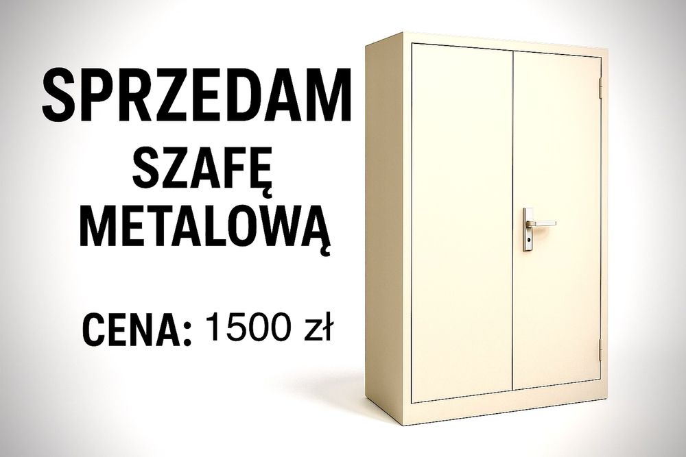 Szafa pancerna HANLE – stalowa, niemiecka, solidna