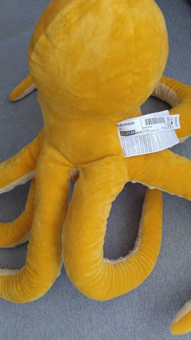Wielka ośmiornica, maskotka, pluszak Ikea