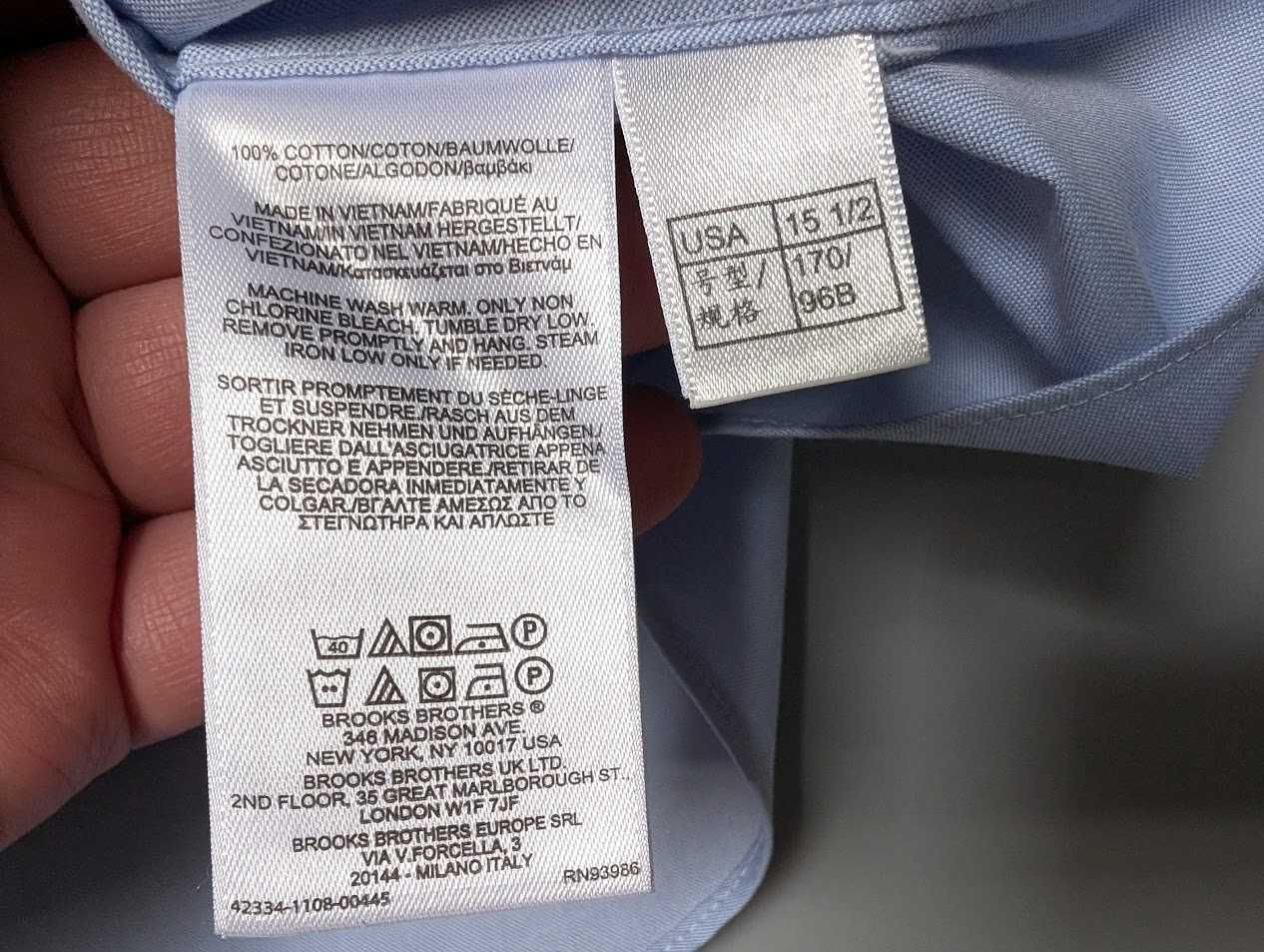 Чоловіча сорочка Brooks Brothers, США розмір M/L