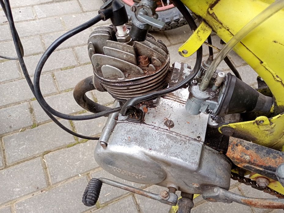 Silnik 025 motorynka Komar Romet dwubiegowy